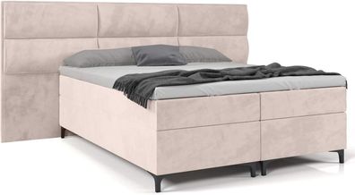 Best For Home Boxspringbett Sapri - Komfortables Bett mit Bettkasten & Nachttischen