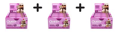 3 x Quest Nutrition Overload Bars (12x58g) Sundae Funday