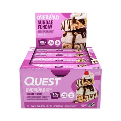 Quest Nutrition Overload Bars (12x58g) Sundae Funday
