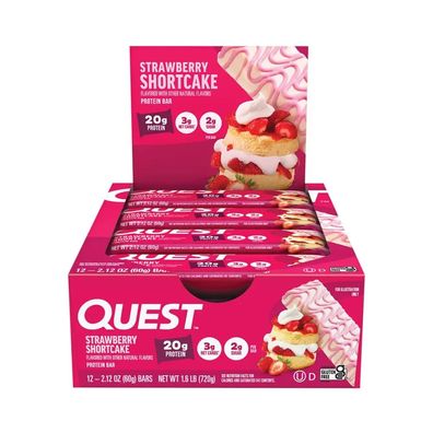 Quest Nutrition Quest Bars (12x60g) Strawberry Shortcake