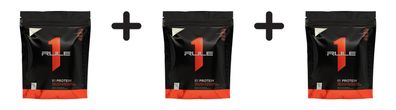 3 x Rule1 R1 Protein Whey Isolate (1lbs) Vanilla Crème