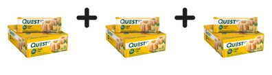 3 x Quest Nutrition Quest Bars (12x60g) Lemon Cake