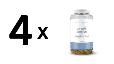 4 x Myprotein MyVitamins Active Women Multivitamin (120 tabs)