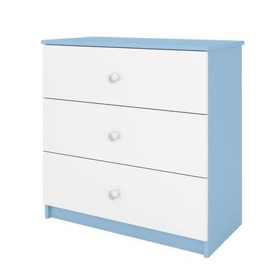 Kinderkommode mit Schubladen ohne Muster in der Farbe Blau Babydreams