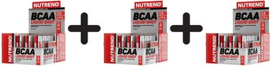 3 x Nutrend BCAA Liquid Shot - 20 x 60 ml
