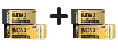 2 x Nutrend Omega 3 Plus - 120 caps