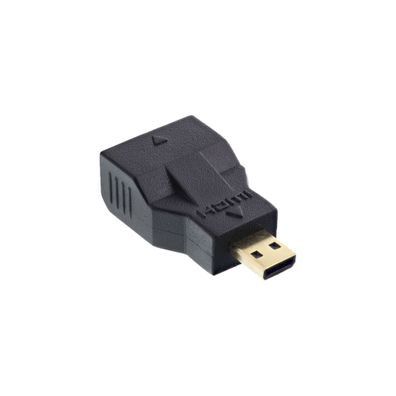 InLine® HDMI Adapter, Mini HDMI C Buchse auf Micro HDMI D 4K2K kompatibel, vergo