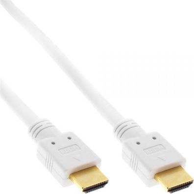 InLine® HDMI Kabel, HDMI-High Speed mit Ethernet, Premium, Stecker / Stecker, we
