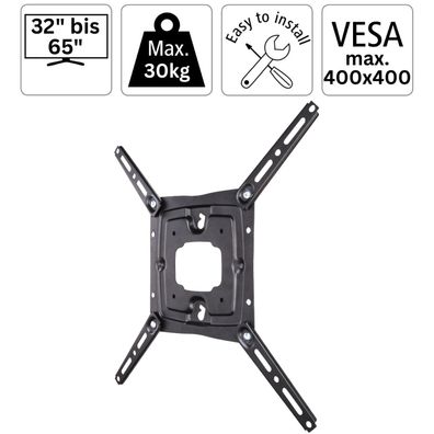 Hama TV + Monitor Wandhalterung 32" bis 65" Wand-Halter Halterung LCD LED OLED