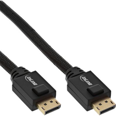 InLine® DisplayPort Aktiv-Kabel, 4K2K, schwarz, vergoldete Kontakte, 25m, schwar