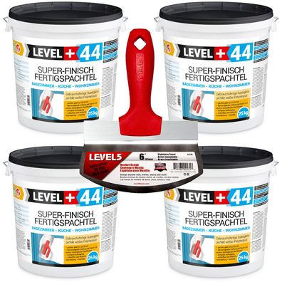 Spachtel Masse Super Finish Fertigspachtel 100kg | Eimerschaber Reiniger L+44|5-210
