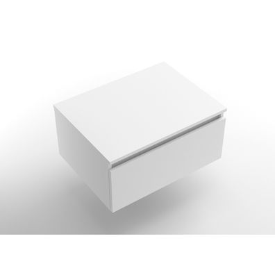 Salgar Set DOMUS 600 Schrankelement wandhängend 1 Schublade und Waschtischplatte WHIT