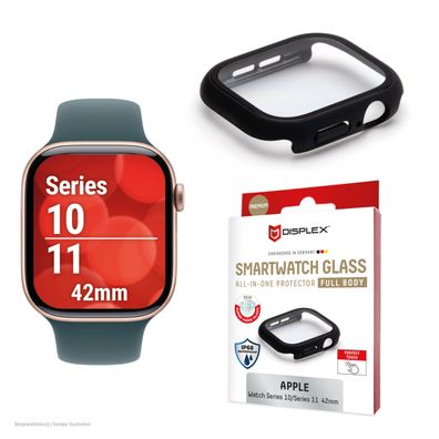 Displex Full Body Apple Series 10/11, 42mm, black