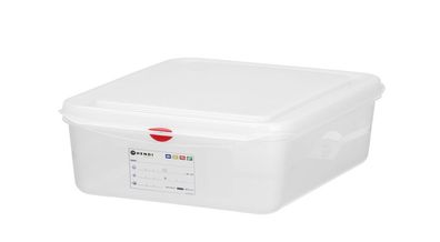 Behälter GN 1/2 Polypropylen, HENDI, GN 1/2, 6,5L, Transparent, 325x265x(H)100mm