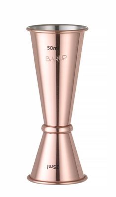 Barmaß 25/50 ml, BarUp, Kupfer, ø43x(H)110mm