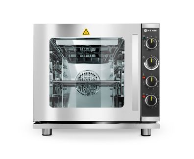 Umluft-Dampfgarer mit Grill 4x GN 2/3, HENDI, Hellgrau, 230V/3000W, 625x585x(H)590mm