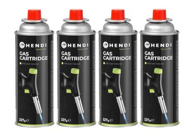 Hendi Gaskartuschen Butan 4er Set BE 28 Stück