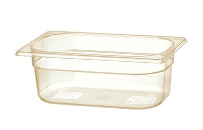 Gastronorm-Behälter 1/4, hochtemperatubeständig, HENDI, GN 1/4, 2,6L, Transparent,
