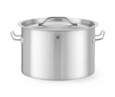 Kochtopf, mittel - mit Deckel, HENDI, Budget Line, 23L, âŒ€350x(H)240mm
