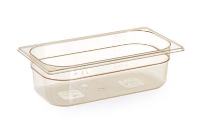 Gastronorm-Behälter 1/3, hochtemperaturbeständig, HENDI, GN 1/3, 3,8L, Transparent