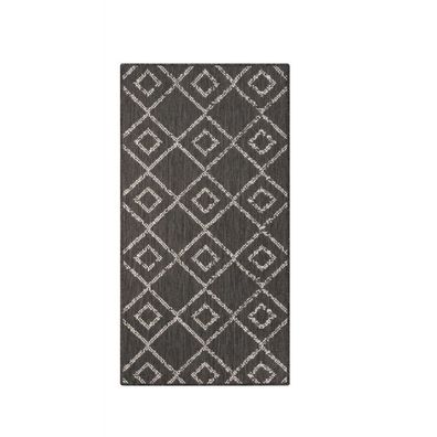Peyer Syntex Brücke Livia Grafik Fb. anthrazit Outdoor-Teppich Gartenteppich