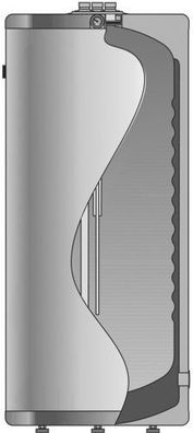 COSMO Doppelmantelspeicher CS100 weiss Edelstahl EEK "B"