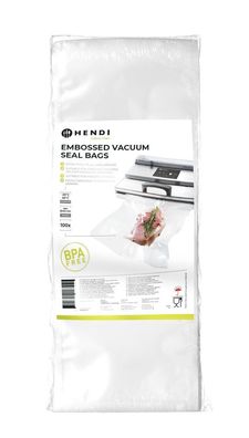 Geprägte Vakuumversiegelungsbeutel, HENDI, 100 Stk., 150x400mm
