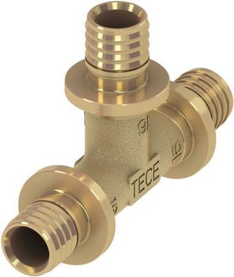 TECEflex T-Stück Rotguss d= 25mm