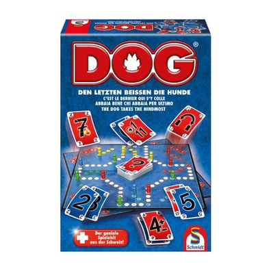 Schmidt Spiele DOG Das taktische Familienspiel Den letzten beißen die Hunde