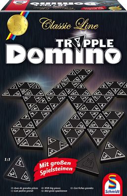 Schmidt Spiele Tripple Domino: Der Klassiker mit dreieckigem Twist