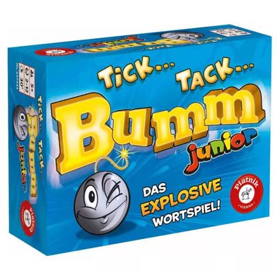 Piatnik Tick Tack Bumm Junior – Das explosive Wortspiel für Kinder!