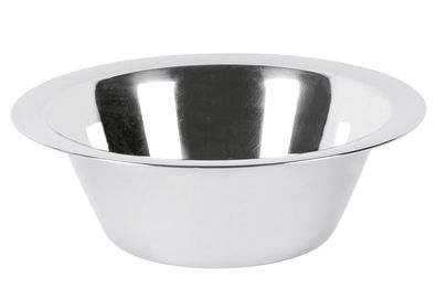 Krüger Edelstahl Schüssel 24cm – Schwere Ausführung 1,4 Liter