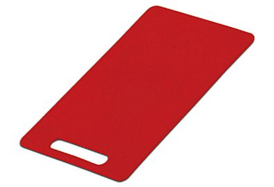 KESPER Frühstücksbrettchen Rot: Vielseitiges Kunststoff Schneidebrett