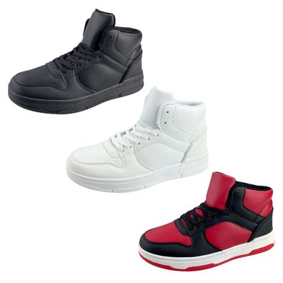 Herren Damen Sneaker High Top Sport Schnürer Basketball Wintersneaker Schuhe