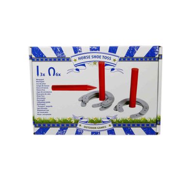 Koopman Wurfspiel Hufeisen Holz – Klassischer Gartenspaß