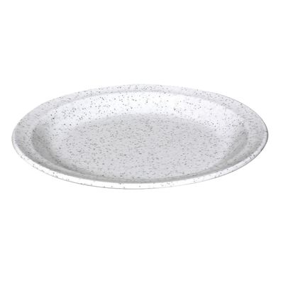 Waca Dessertteller Granit Uni – Melamin Ø 19.5 x 1.8 cm