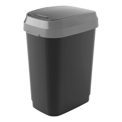 KIS Dual Swing Mülleimer 25L – Klapp- & Schwingdeckel Design
