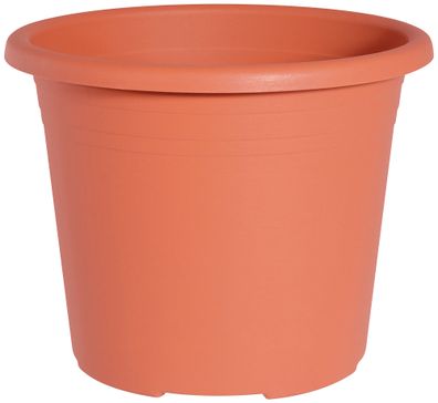 GELI Cylindro Blumentopf Terracotta – Ø25cm Kunststoff Pflanztopf 5.5L