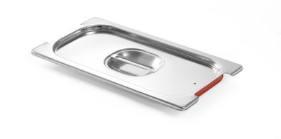 Deckel mit Griffaussparung und Silikonrand, HENDI, GN 1/3, 325x176mm