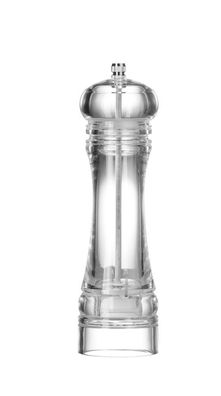 Acryl-Pfeffermühle, HENDI, Transparent, ø60x(H)215mm