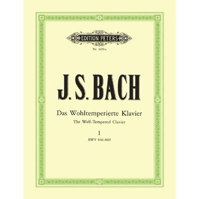 Bach Das Wohltemperierte Klavier Teil 1 Klavier Noten