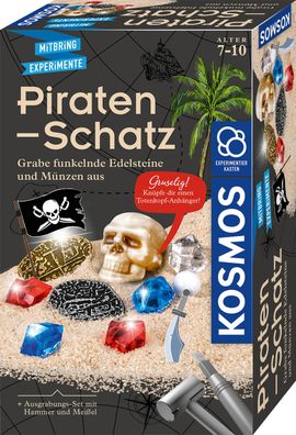 Kosmos Piratenschatz: Ausgrabungs-Set mit Münzen & Edelsteinen