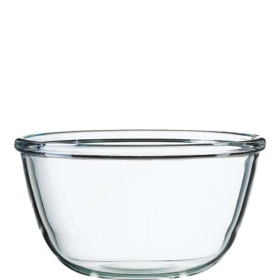 Luminarc Cocoon Salatschüssel 24cm – Glas Klar, Spülmaschinenfest