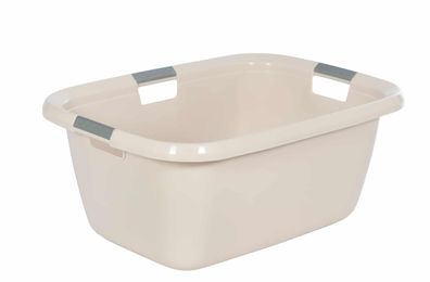 Wäschewanne Easy 49L – Creme Robust Stapelbar