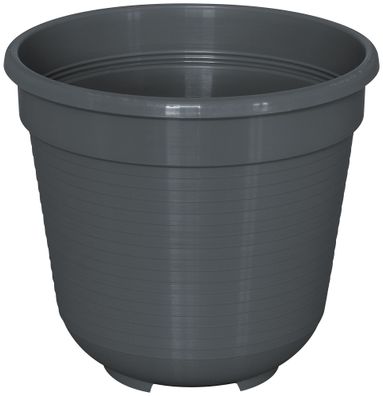 Geli Blumentopf Standard Ø 12 cm Anthrazit Kunststoff 0.7 Liter
