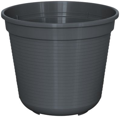 Geli Blumentopf Standard Ø 24 cm Anthrazit Kunststoff 5.5 Liter