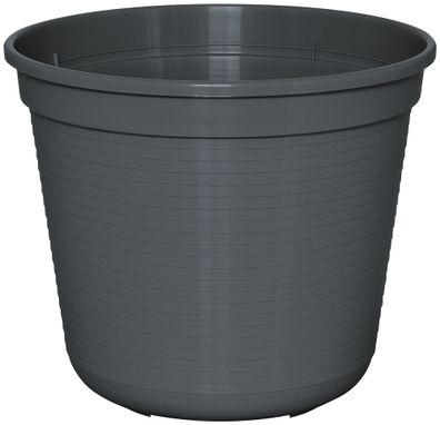 Geli Blumentopf Standard Ø 32 cm Anthrazit Kunststoff 13.5 Liter