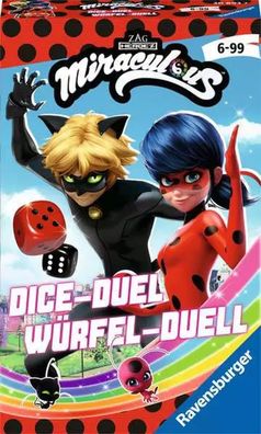 Ravensburger Miraculous Würfel-Duell: Spannendes Reise-Würfelspiel