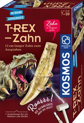 Kosmos T-rex Zahn Ausgrabung Mitbringexperimente| ab 7 Jahren | beliebig
