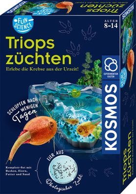 Kosmos Fun Science Triops züchten| ab 8 Jahren | beliebig | 1 Spieler